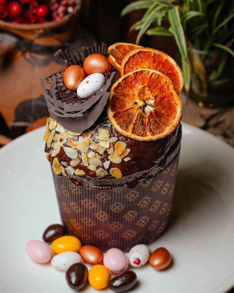 Шоколадный Кулич