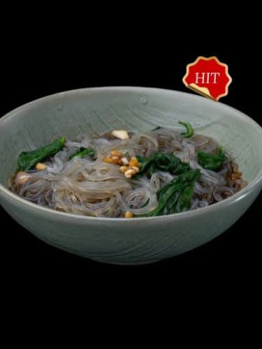 Белая фунчеза с ростками сои